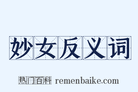 妙女反义词是什么意思的图片